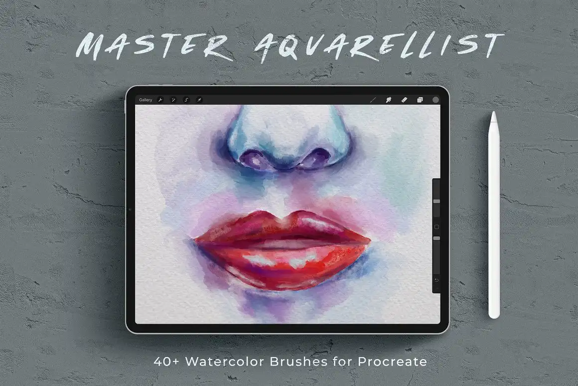 40+ Aquarellist Watercolor Brushes
