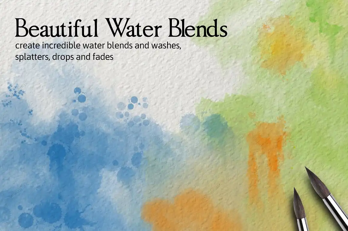 42 Paint and watercolor brushes 6 42 paint and watercolor brushes (6) 40531