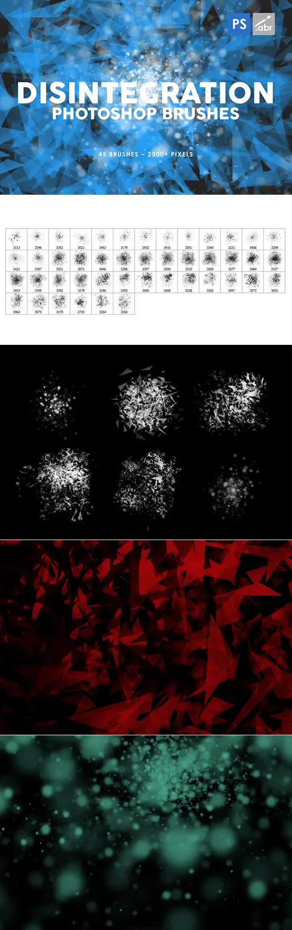 45 Disintegration Photoshop Brushes 3 45 disintegration photoshop brushes (2) 12668