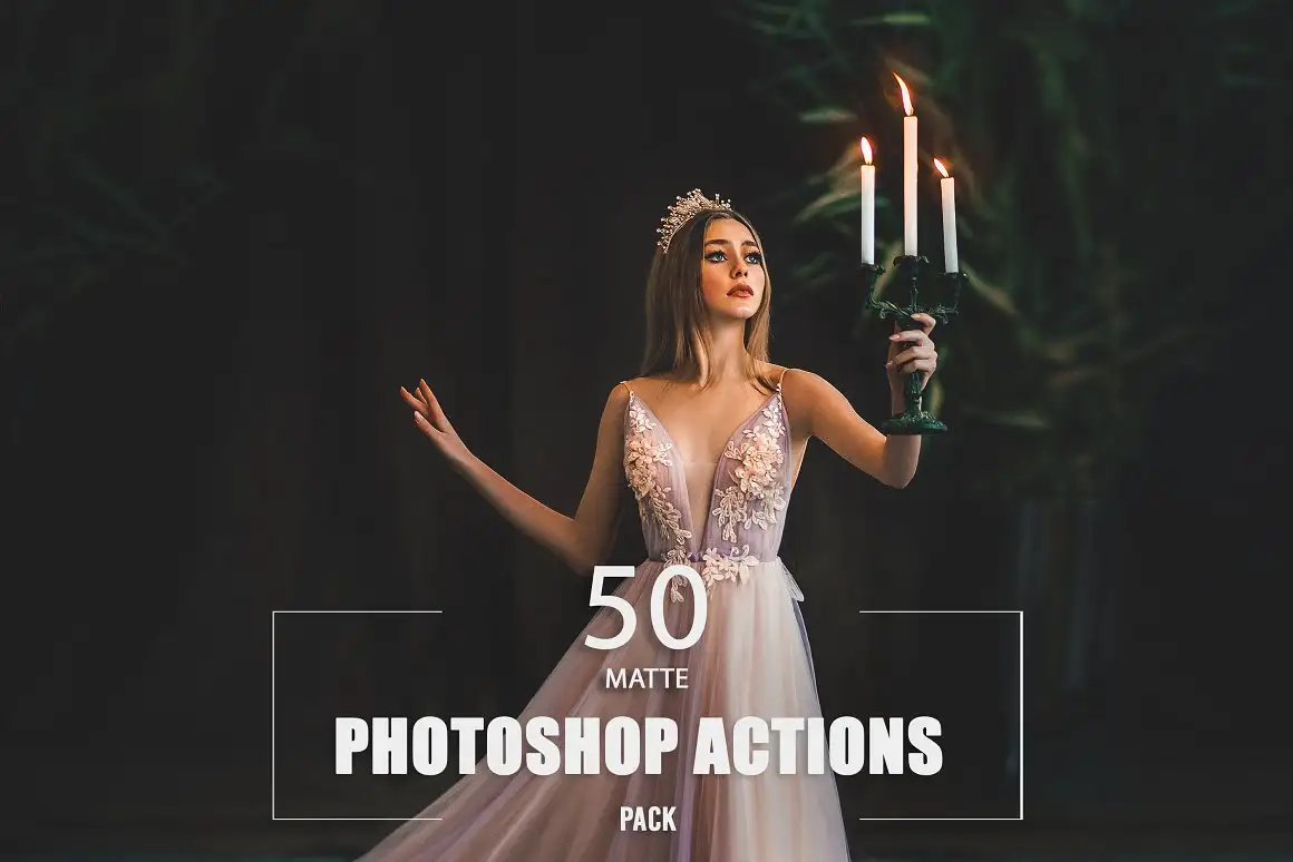 50个哑光Photoshop动作