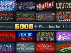 5,000+ professional text effects from john forsythe 42476
