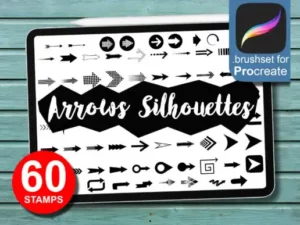 60 arrow set brushes for procreate graphics 27335769 1 1 580x387 38810