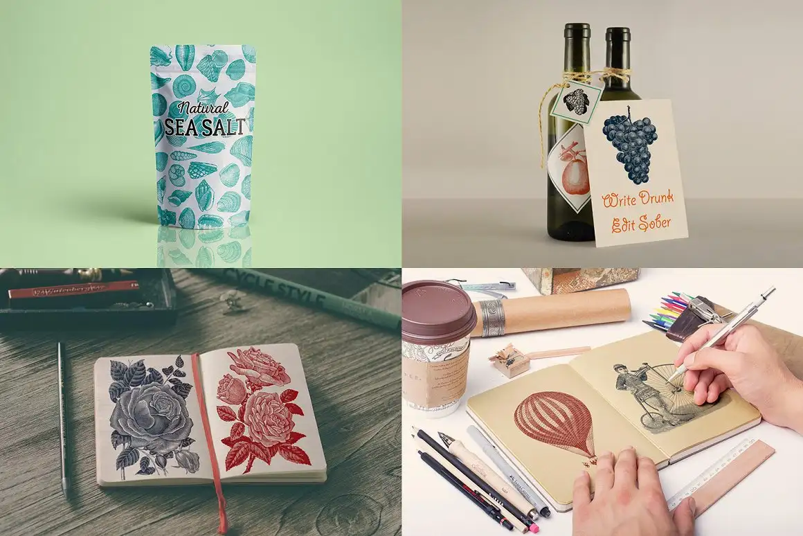 87% OFF Vintage Bundle - Free Update 21 87% off vintage bundle free update mockup 19659