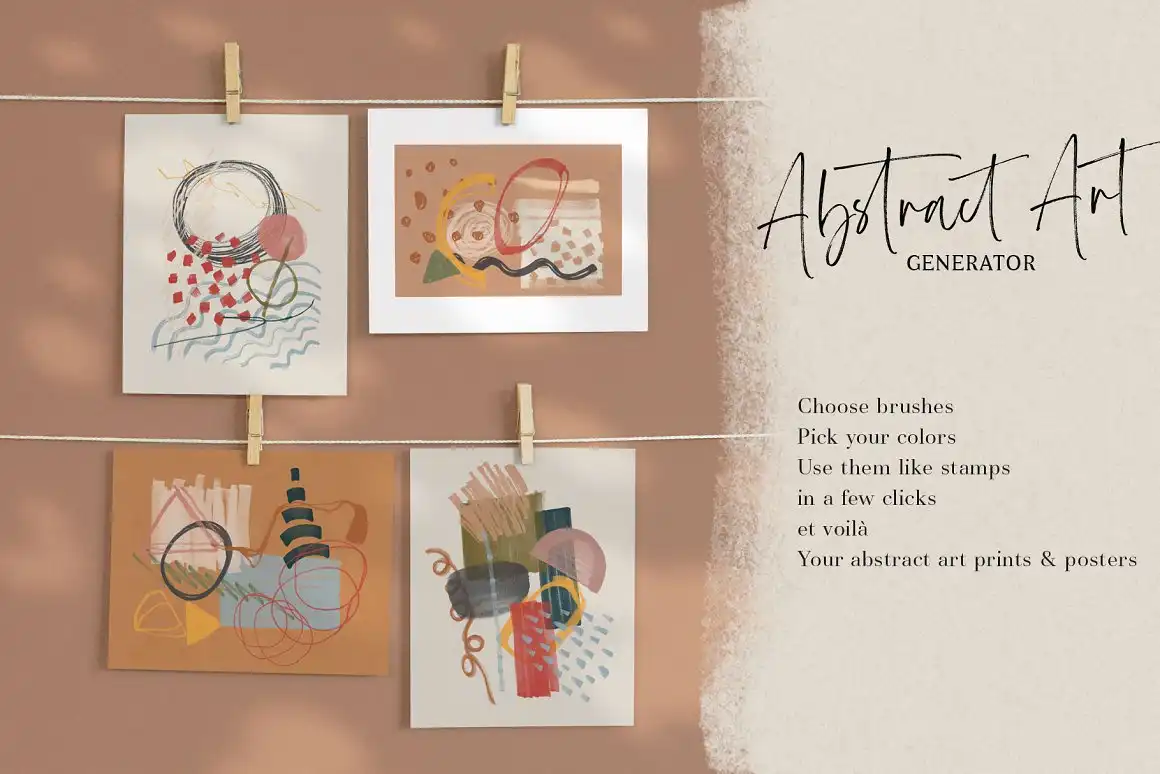 Abstract Art Generator- PSD Brushes 12 abstract art generator psd brushes (3) 34314