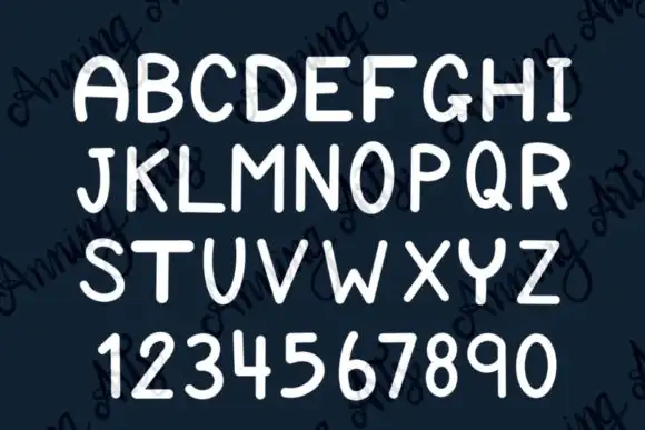 Alphabet Procreate Brush Stamps 3 alphabet procreate brush stamps graphics 12666686 2 580x387 13213