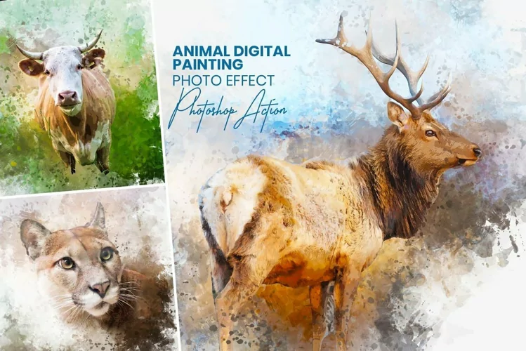 Animal Digital Painting Photo Effect 1 animal digital painting photo effect 41556