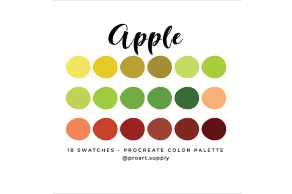 Apple Procreate Color Palette
