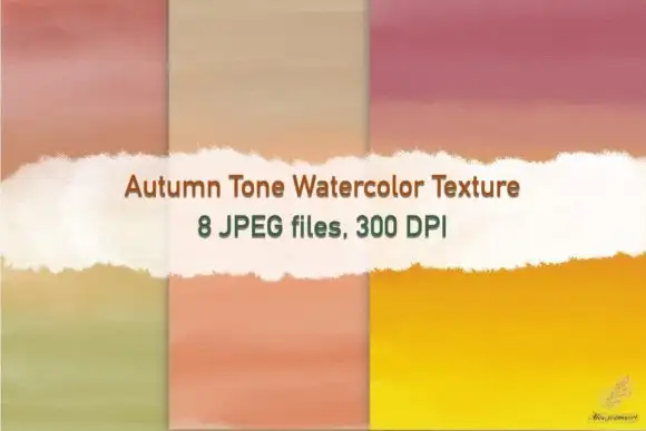 Autumn Tone Watercolor Texture