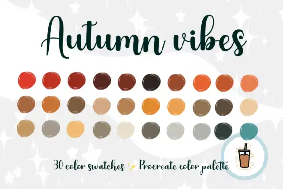 Autumn Vibes Procreate Palette