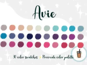 avie bright tones procreate palette graphics 9276097 1 1 580x387 33846