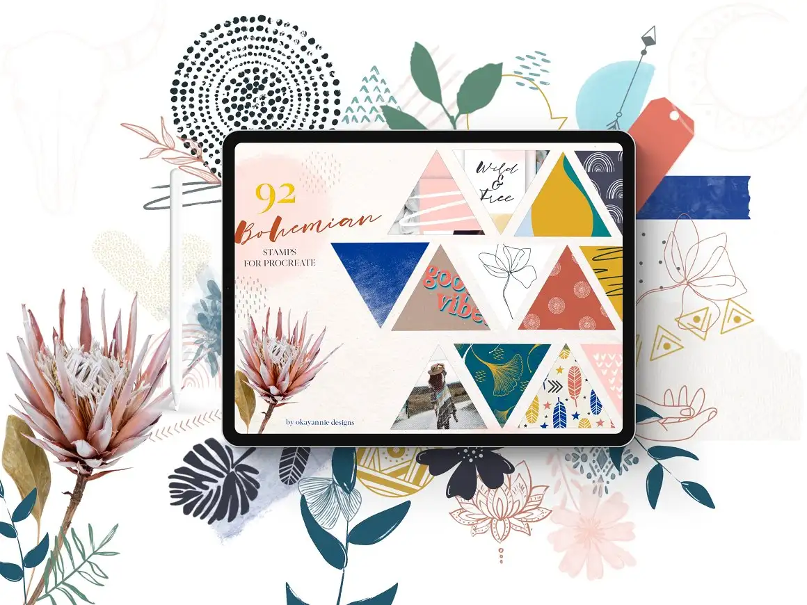 Bohemain Brush pack for Procreate
