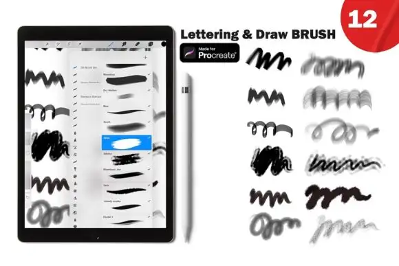 Brushes for Drawing and Calligraphy set