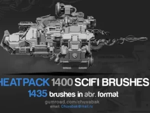 cheatpack 1400 scifi brushes 21228