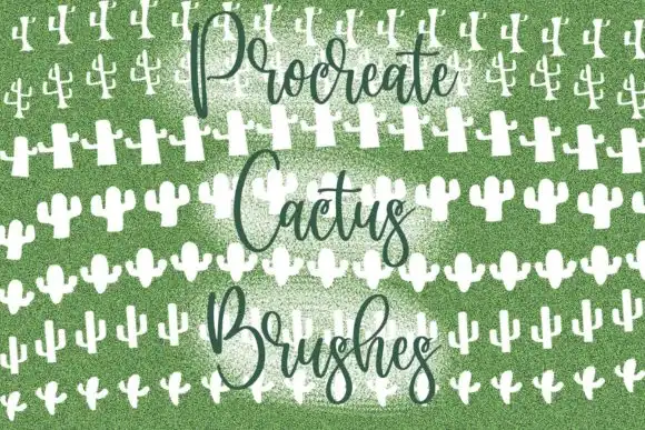 Cactus Stamp Procreate Brushes