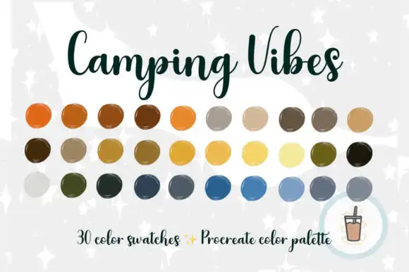 Camping Vibes Procreate Palette