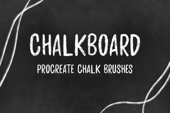 Chalkboard  Chalk Brushes for Procreate