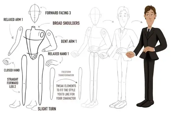 Character Pose Brush Kit- Male Edition 2 character pose brush kit male edition graphics 9217403 2 580x387 18502