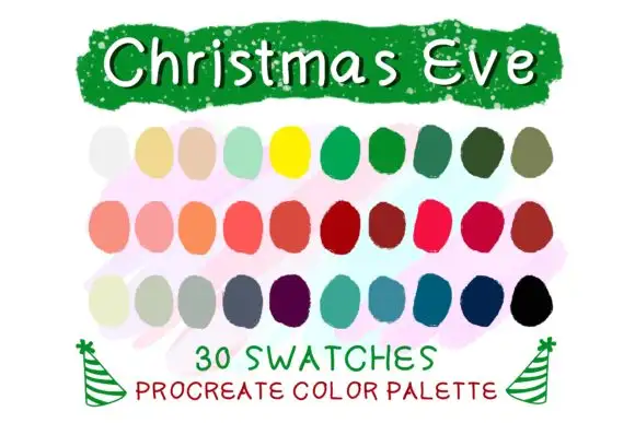 Christmas Eve Procreate Palette 3 christmas eve procreate palette 1 24446