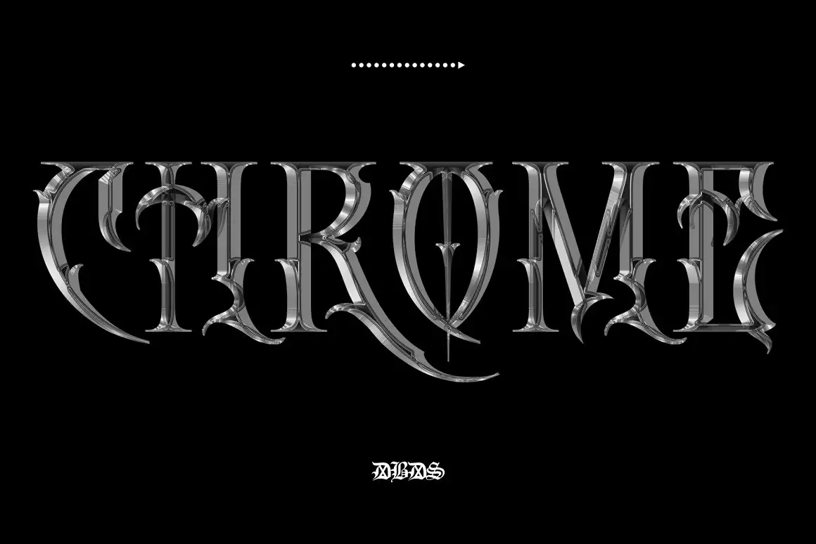 Chrome Metal Text Styles 2.0 6 chrome metal text styles 2 (1) 25157