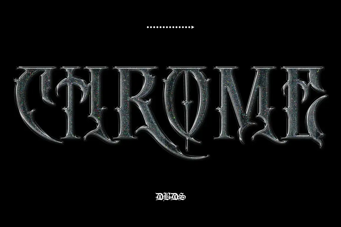 Chrome Metal Text Styles 2.0 3 chrome metal text styles 2 (3) 26084