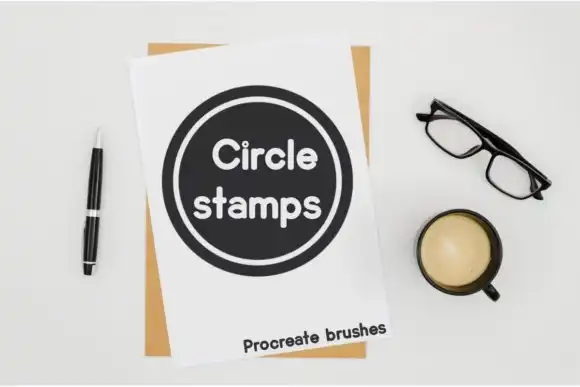 Circle Stamp Procreate Brushes