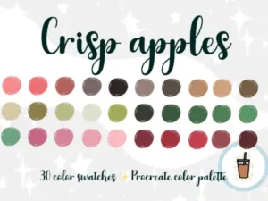 crisp apples procreate palette graphics 9276176 1 1 580x387 33962