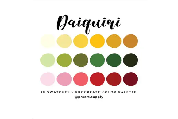Daiquiri Procreate Color Palette