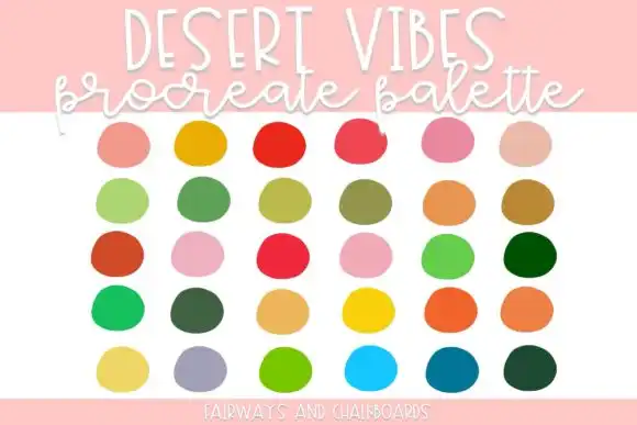 Desert Vibes Procreate Palette 3 desert vibes procreate palette 29868