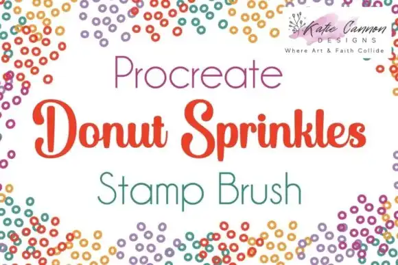 Donut Sprinkles Procreate Stamp Brush