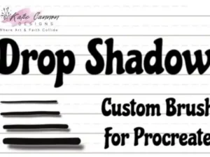 drop shadow brush for procreate graphics 25559684 1 1 580x387 33868