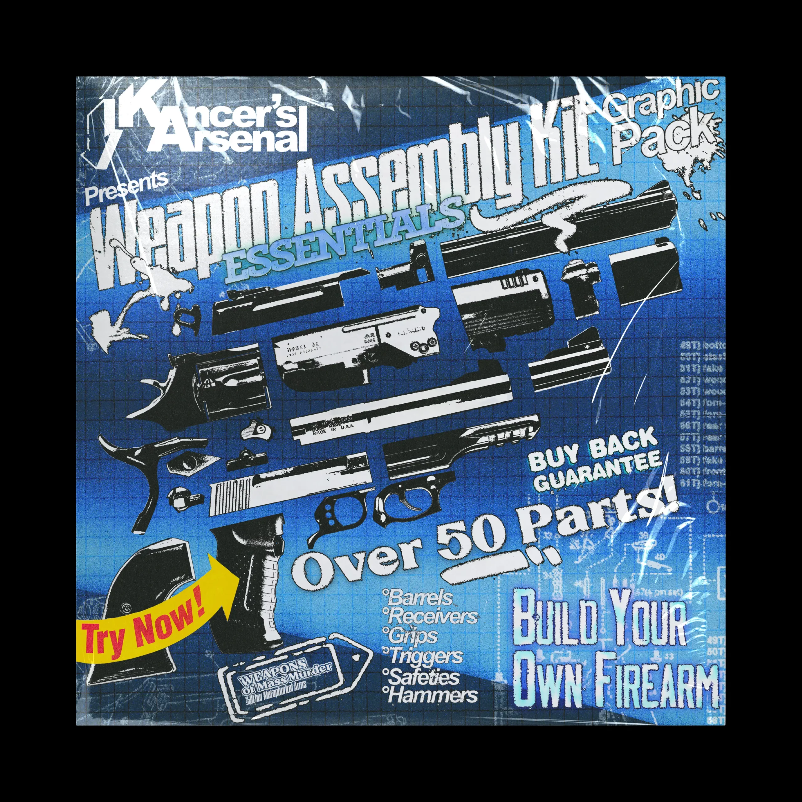 ESSENTIALS WEAPON ASSEMBLY KIT Graphic Pack 1 essentials weapon assembly kit graphic pack 35310