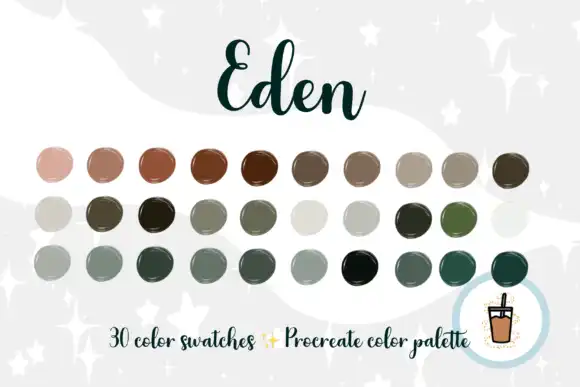 Eden Procreate Palette