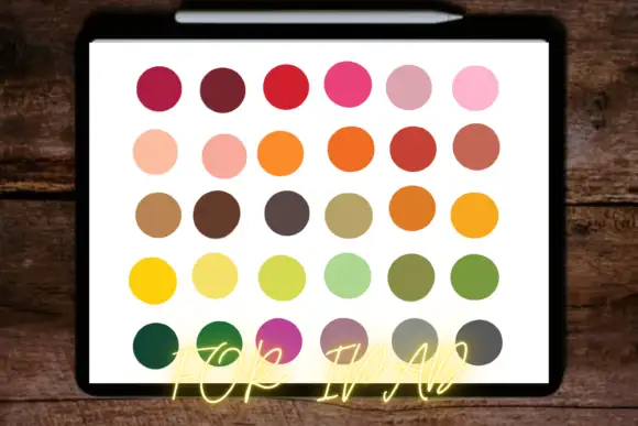 Emotion Color Palette Procreate Swatches 4 emotion color palette procreate swatches 1 18425