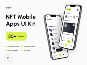 enefty nft mobile apps ui kit 32865