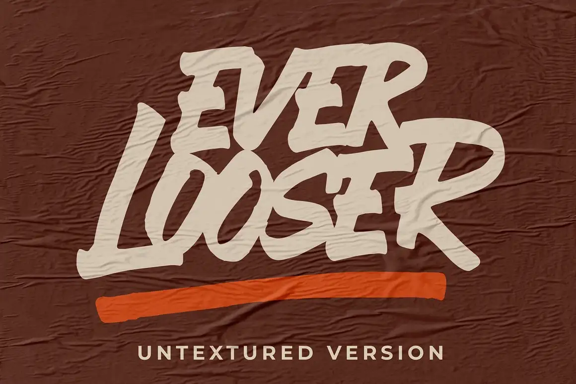 Ever Looser - Wild Brush Font 3 ever looser wild brush font (18) 14406