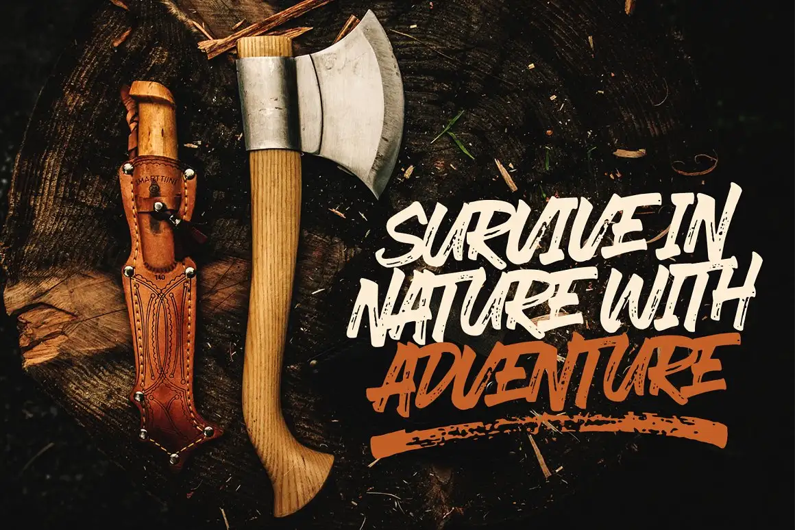 Ever Looser - Wild Brush Font 18 ever looser wild brush font (3) 14391
