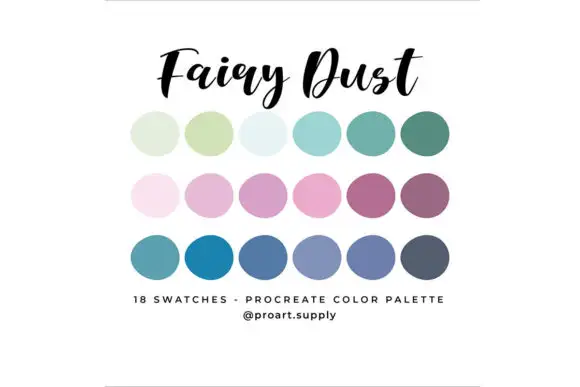 Fairy Dust Procreate Color Palette