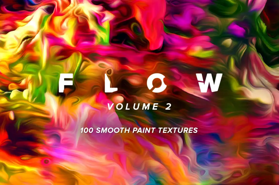 Flow, Vol. 2 - 100 fluid paintings