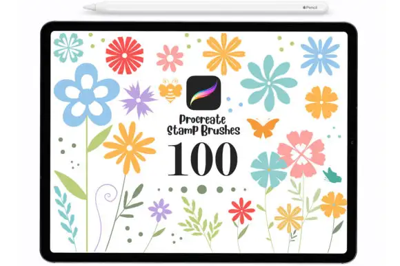 Flower Garden Brushes for Procreate