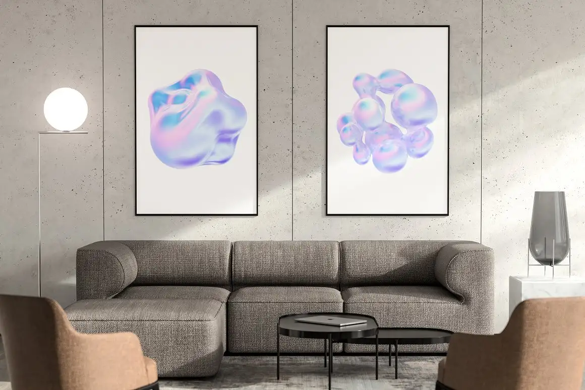 Fluid Holographic Shapes 6 fluid holographic shapes (5) 14608