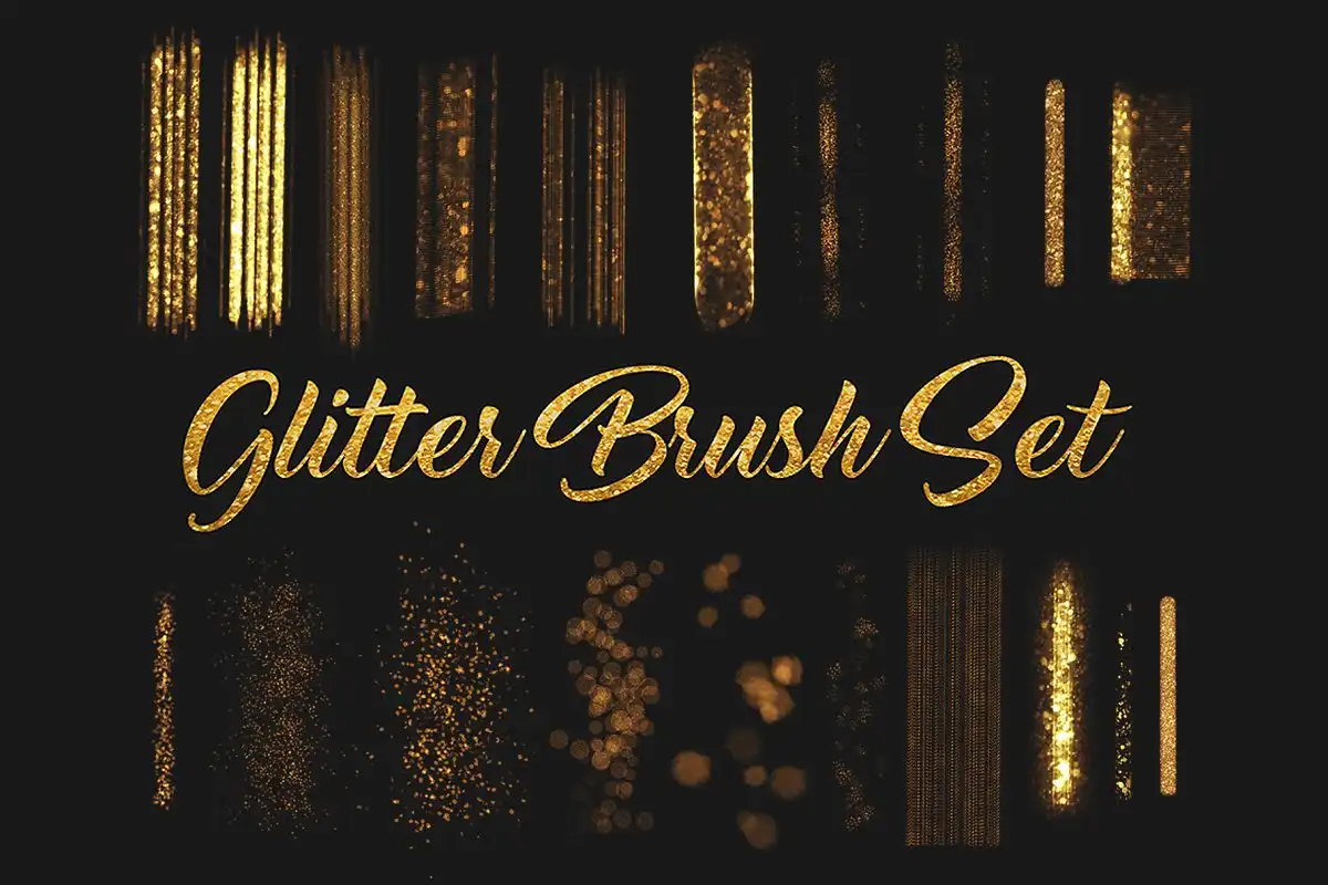 Foil Glitter Procreate Brushes