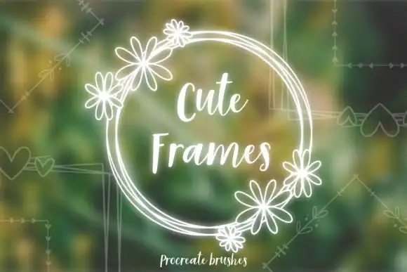 Frame Stamps Procreate Brushes