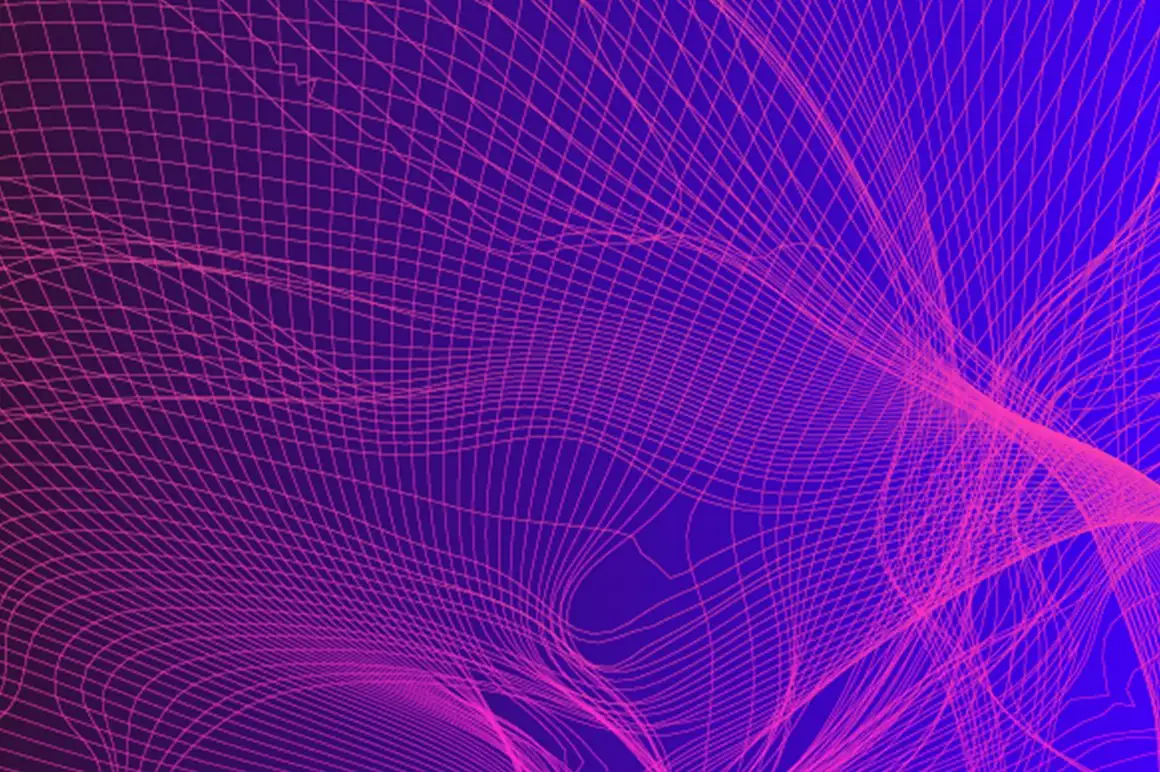 Artificial Intelligence Bundle 3 geo waves vector pack (6) 22345