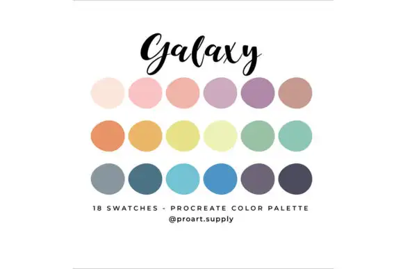 Galaxy Procreate Color Palette