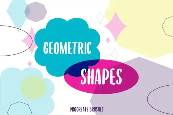 Geometric Shapes Procreate Brushes