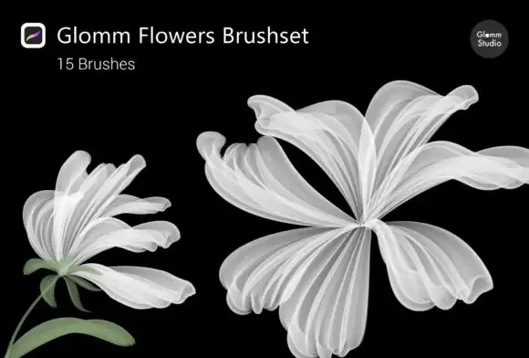 Glomm Flowers Brushset for Procreate