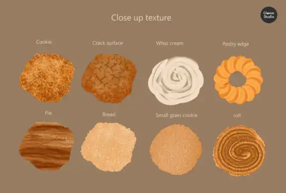Glomm Pastry Texture Brushset Procreate 5 glomm pastry texture brushset procreate graphics 25595649 4 580x392 30377