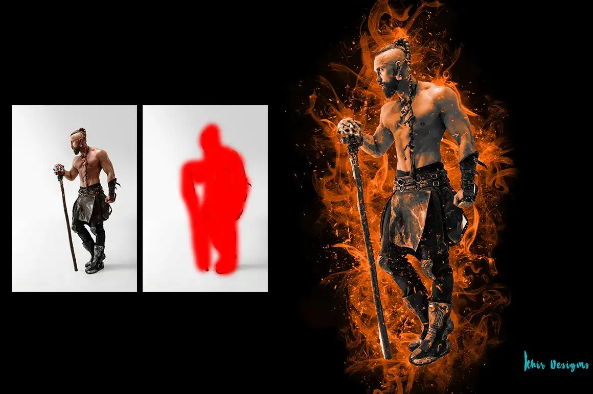 Glowing Smoke Photoshop Action 5 glowing smoke photoshop action (3) 34509