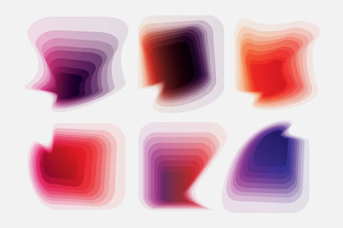 Gradient Topography collection 11 gradient topography collection (5) 24115