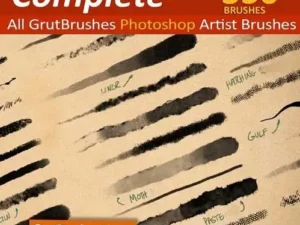 grutbrushes art brushes complete – 350 photoshop brushes 30848